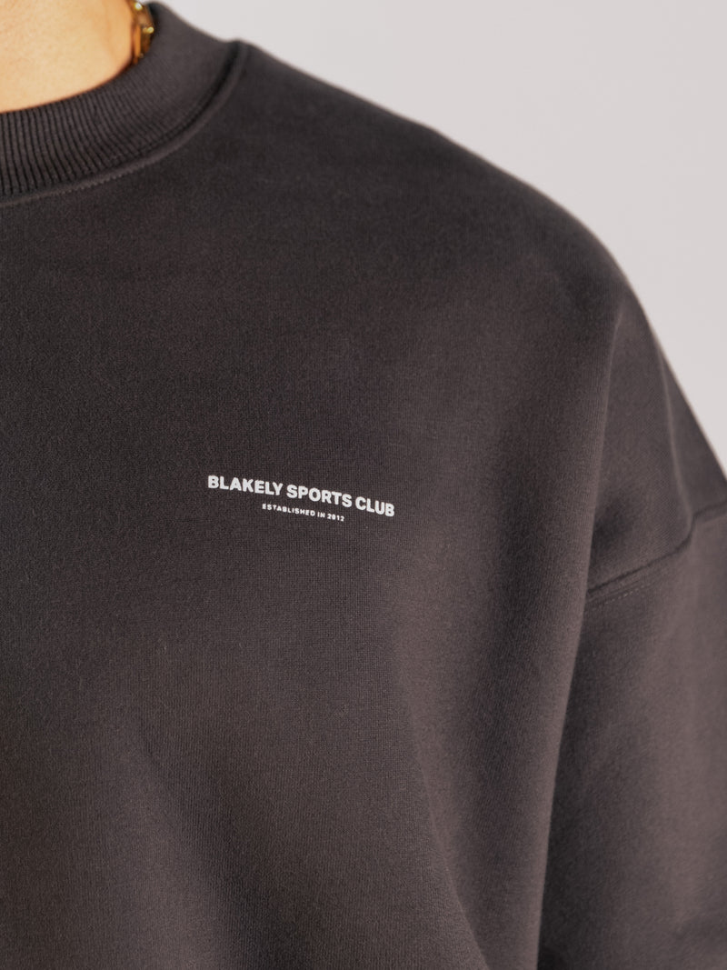 Panel Relaxed Jumper - Graphite