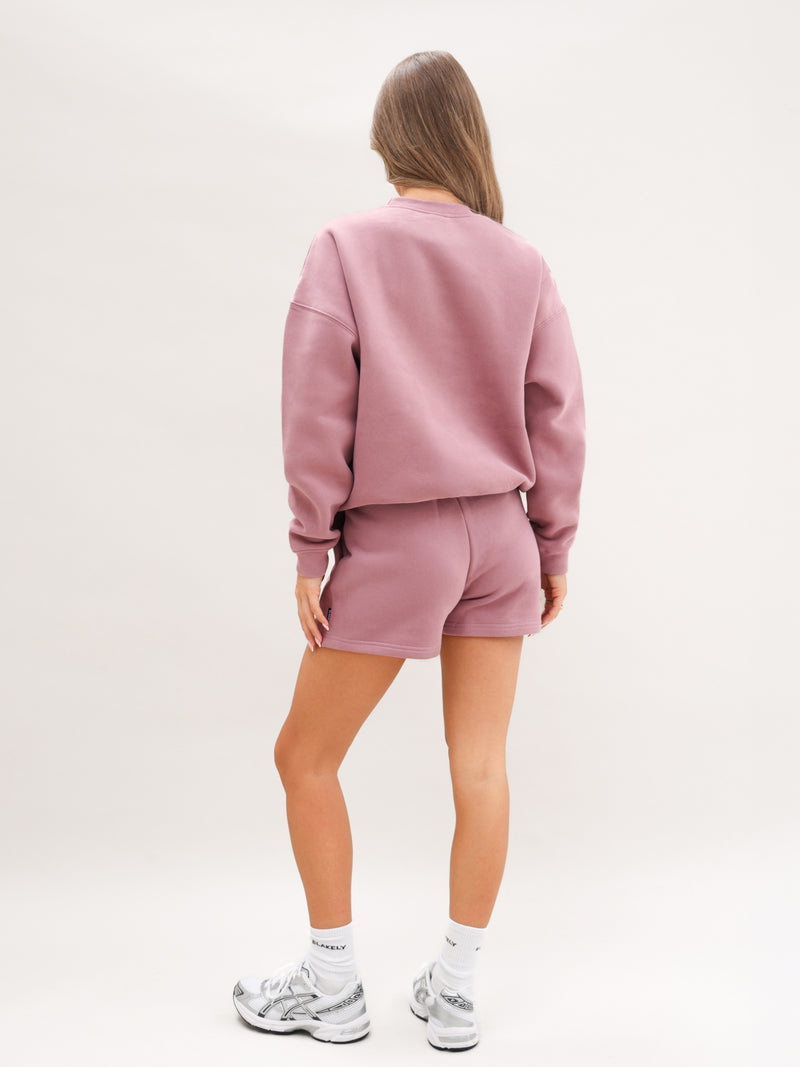 Blakely Basic Oversized Jumper - Dusty Pink