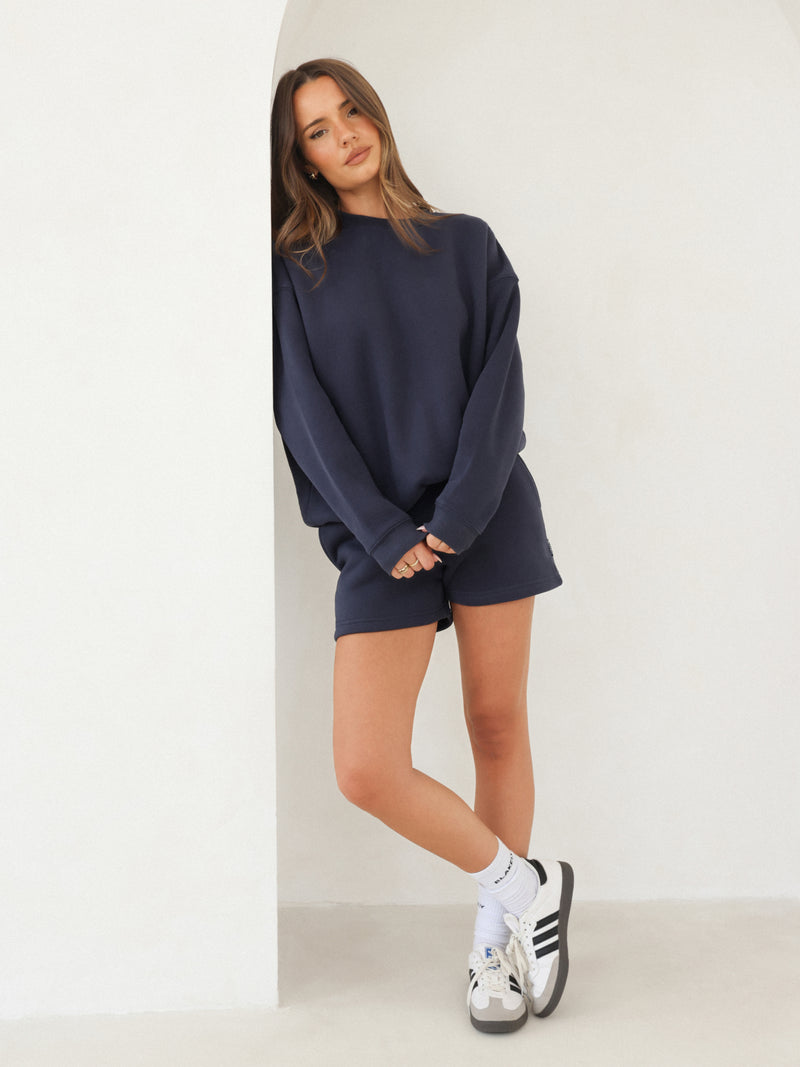 Blakely Basic Oversized Jumper - True Navy