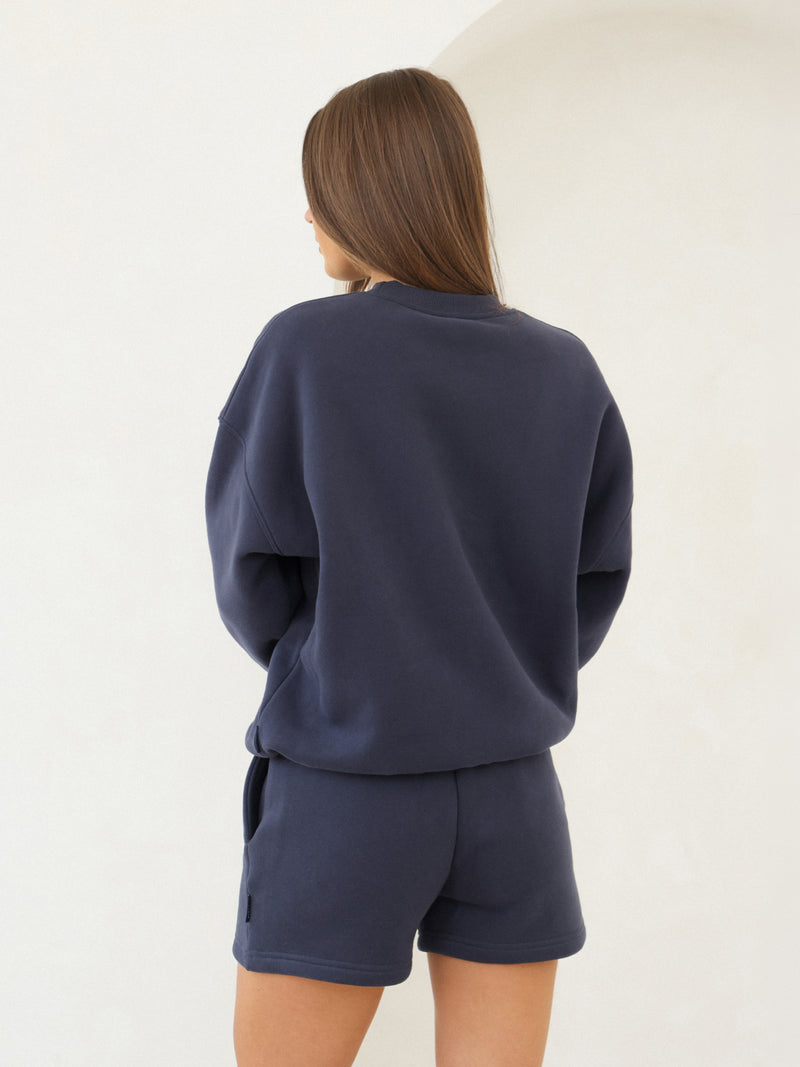 Blakely Basic Oversized Jumper - True Navy
