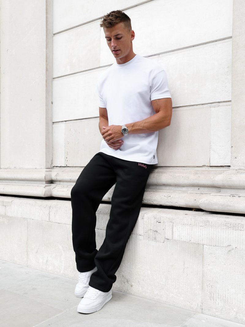 Leo Wide Leg Sweatpants - Black