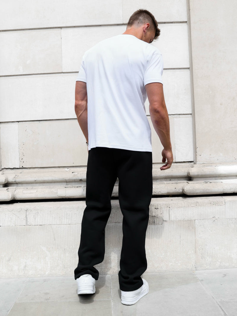 Leo Wide Leg Sweatpants - Black