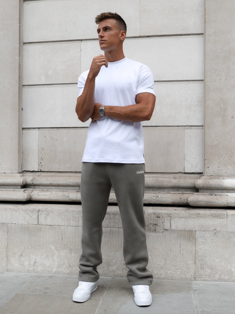 Leo Wide Leg Sweatpants - Safari Green