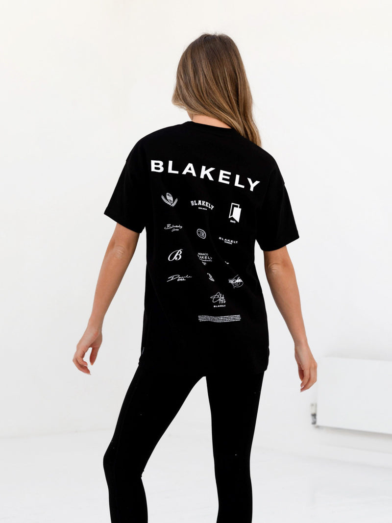 Blakely Icon Oversized T-Shirt - Black