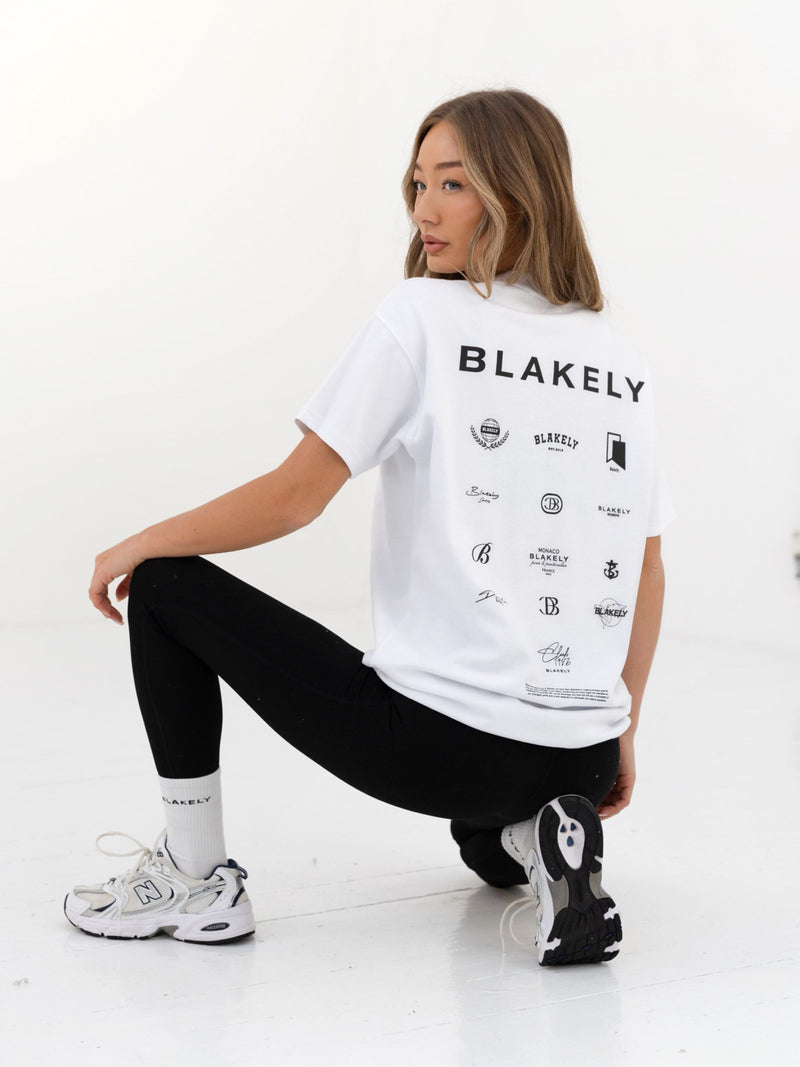 Blakely Icon Oversized T-Shirt - White