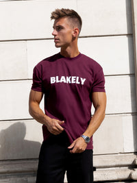 Raife Relaxed T-Shirt - Burgundy