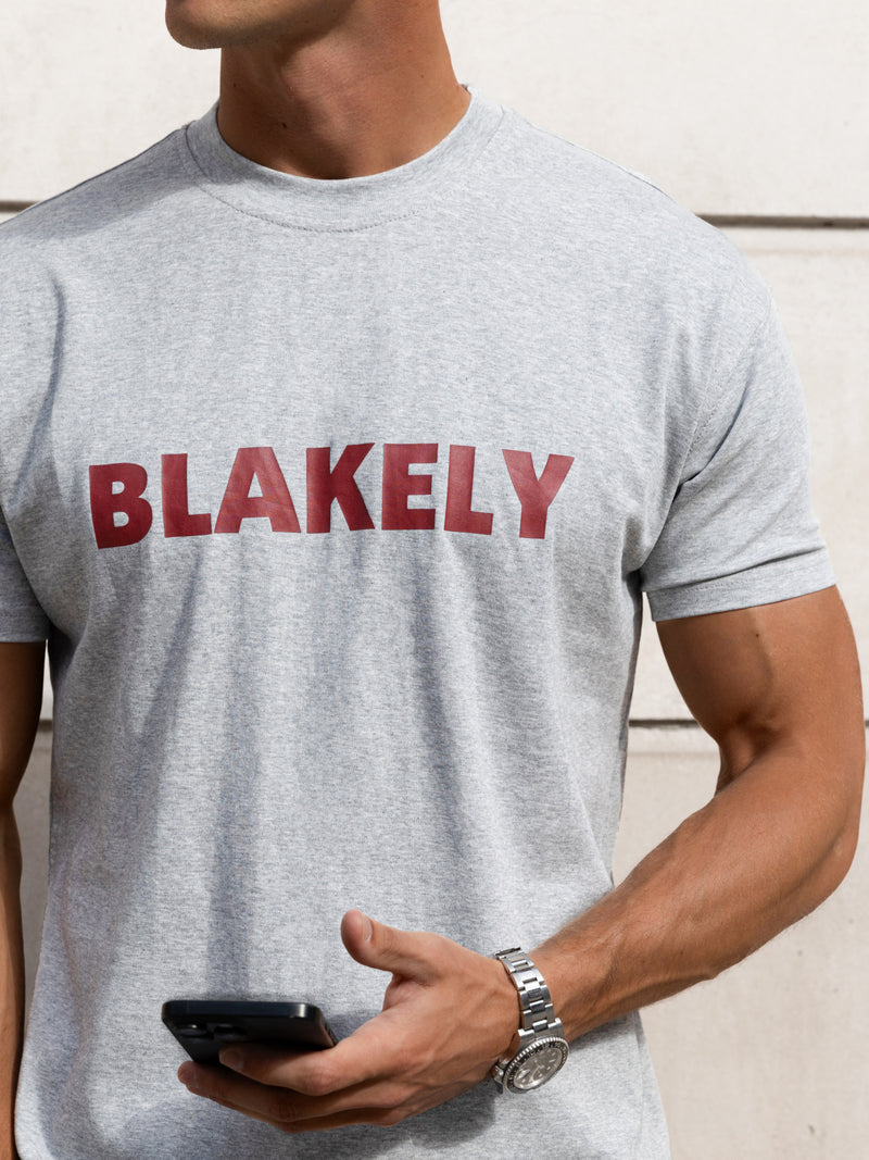 Raife Relaxed T-Shirt - Marl Grey