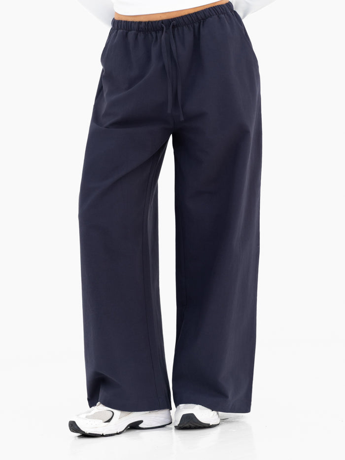 Maya Wide Leg Trousers - True Navy