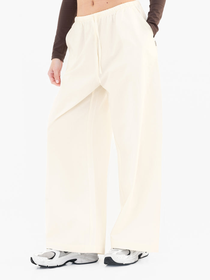 Maya Wide Leg Trousers - Buttermilk
