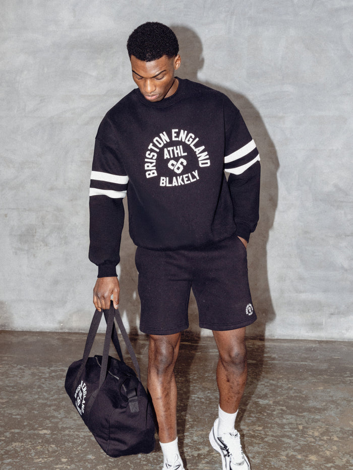 Briston Relaxed Jogger Shorts - Black
