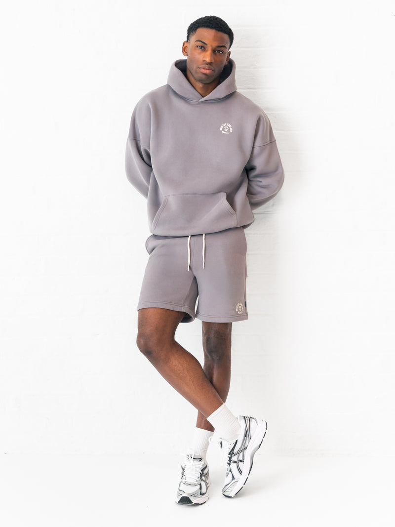 Briston Relaxed Jogger Shorts - Smoky Grey
