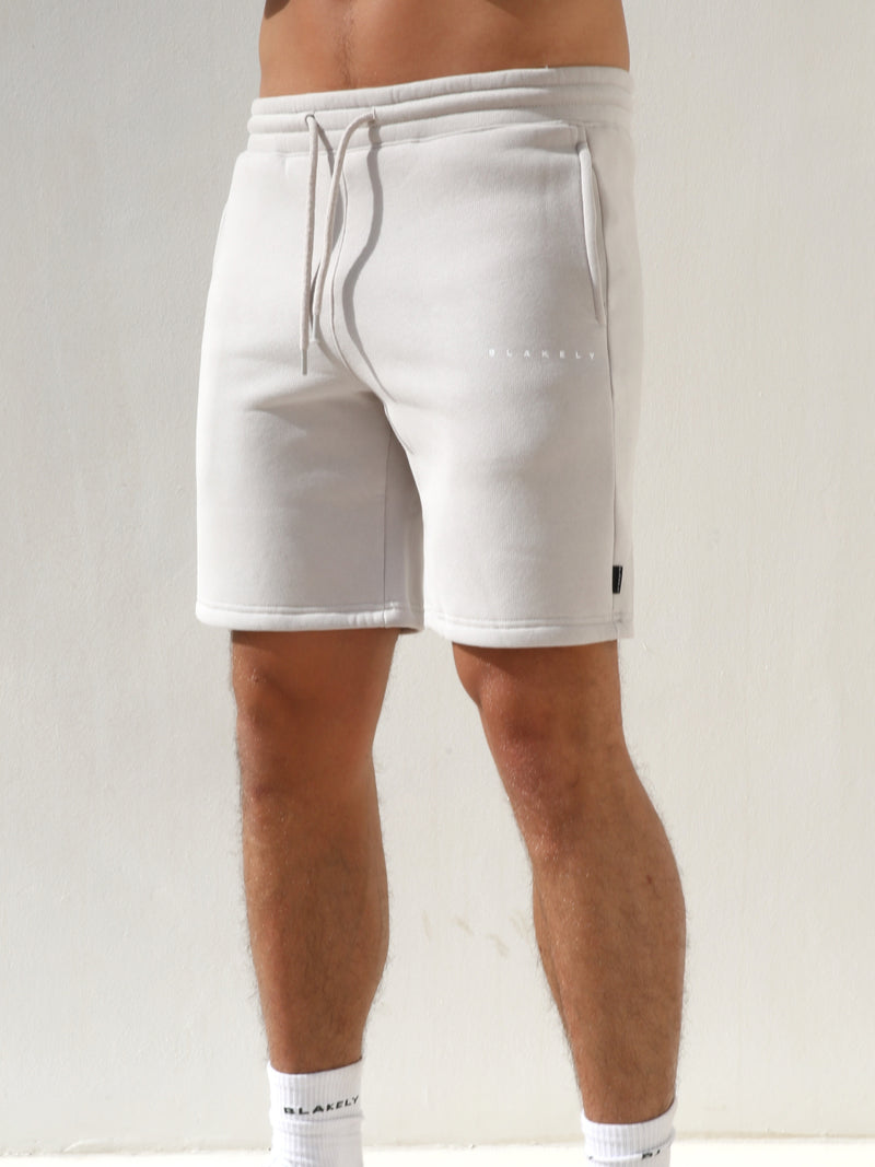 Evolved Jogger Shorts - Stone