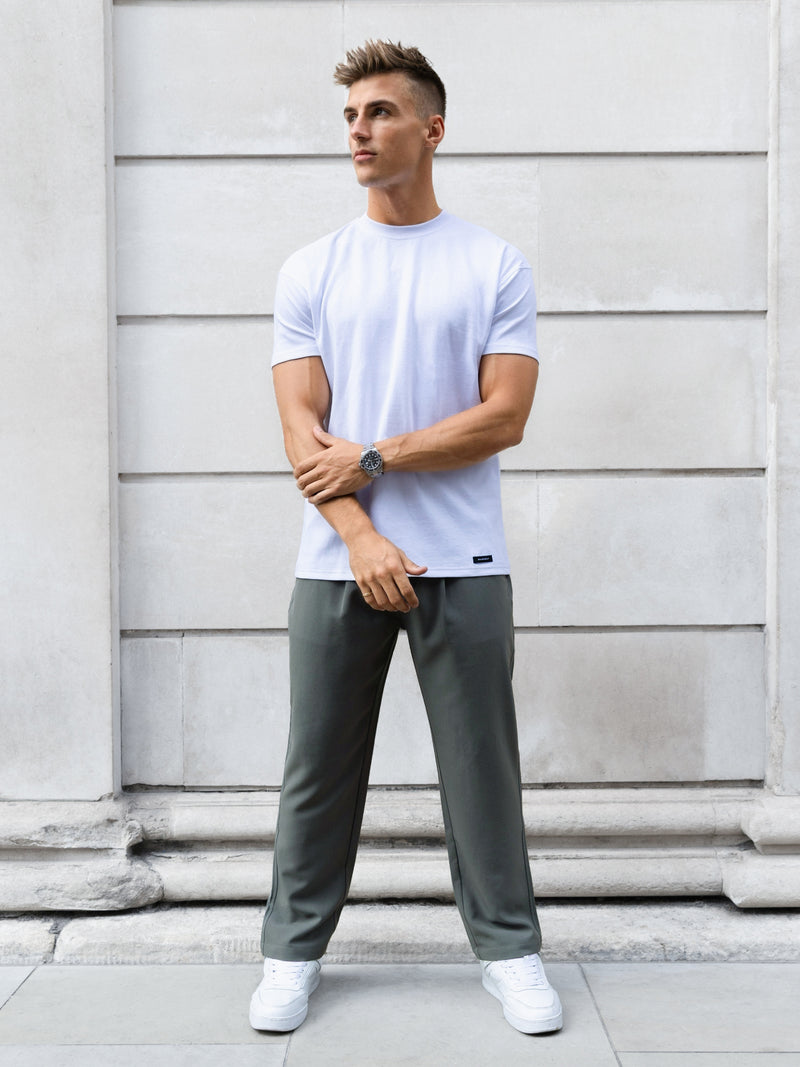 Anston Stretch Chinos - Dark Olive