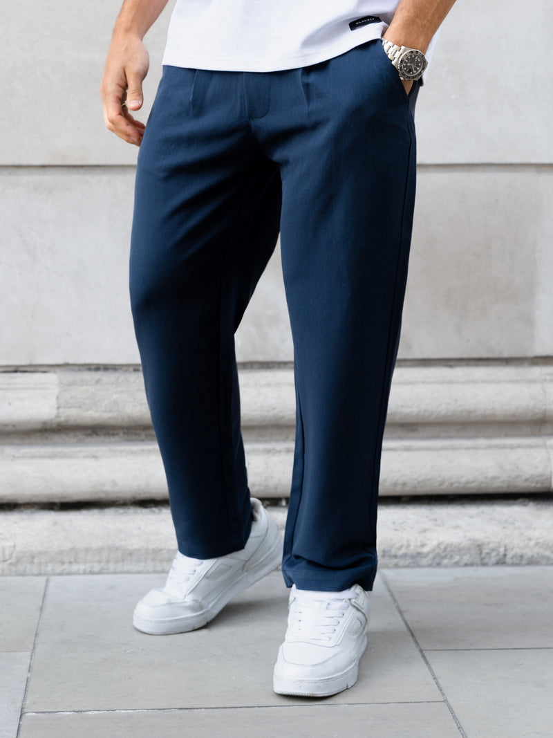 Anston Stretch Chinos - Navy