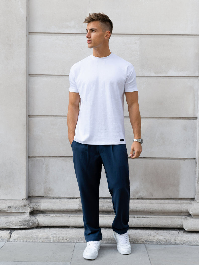 Anston Stretch Chinos - Navy