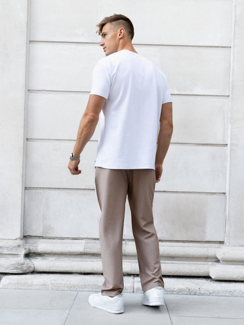 Anston Stretch Chinos - Light Brown