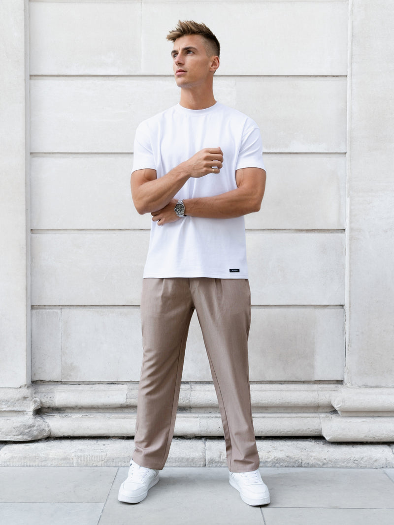 Anston Stretch Chinos - Light Brown