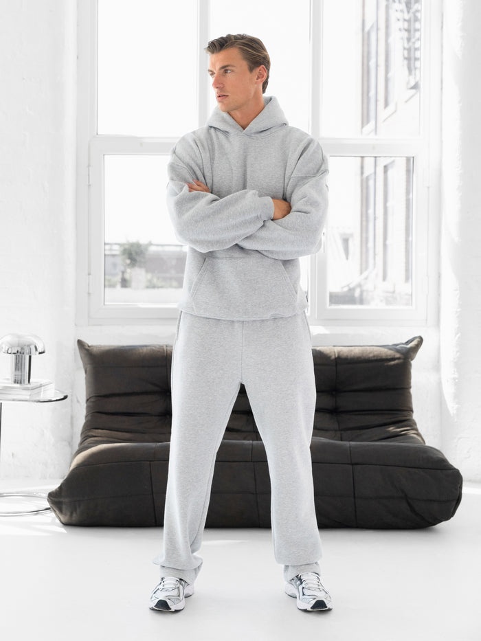 Blakely Straight Leg Sweatpants - Marl Grey
