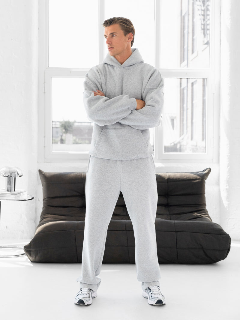 Blakely Straight Leg Sweatpants - Marl Grey