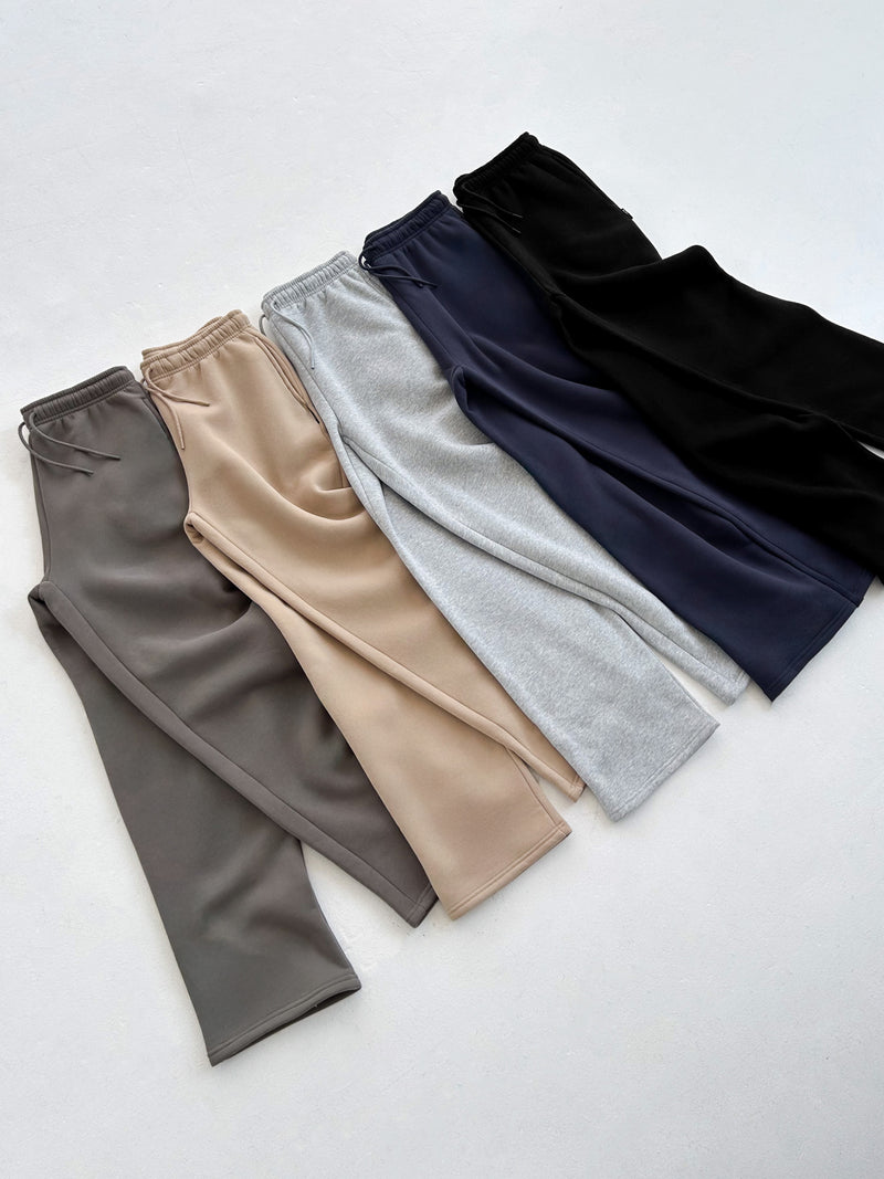 Blakely Straight Leg Sweatpants - Marl Grey