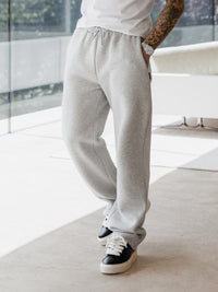 Blakely Straight Leg Sweatpants - Marl Grey