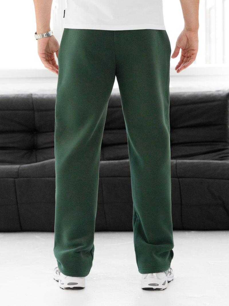 Blakely Straight Leg Sweatpants - Forest Green