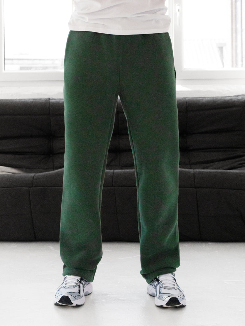 Blakely Straight Leg Sweatpants - Forest Green