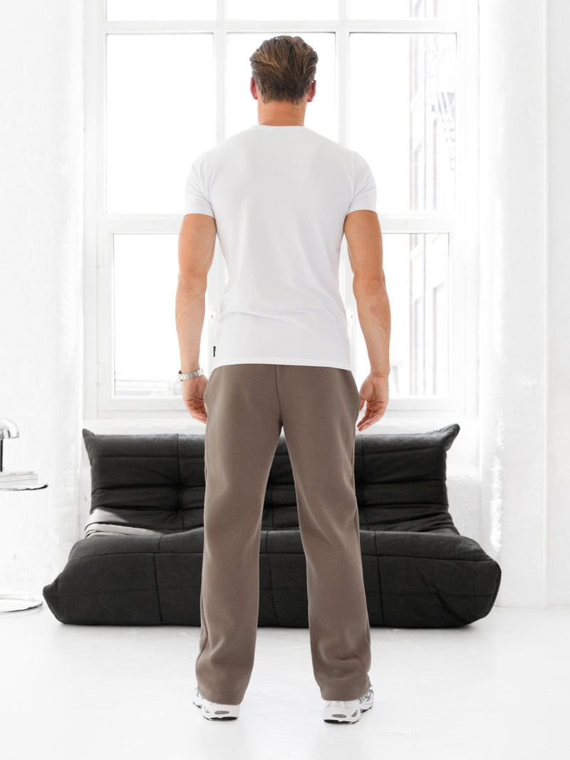 Blakely Straight Leg Sweatpants - Light Brown
