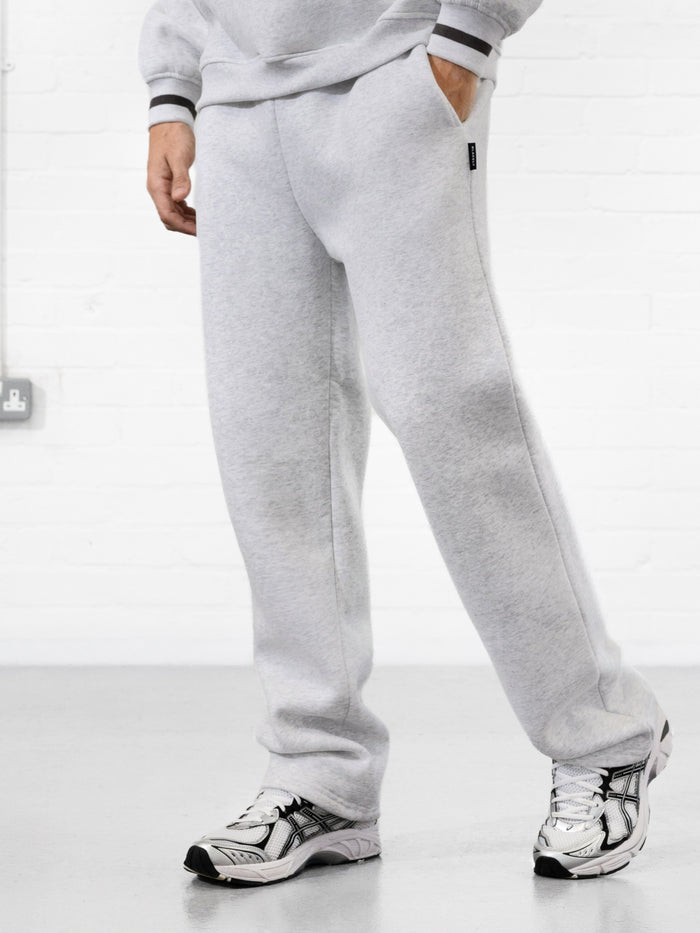 Blakely Straight Leg Sweatpants - Marl White