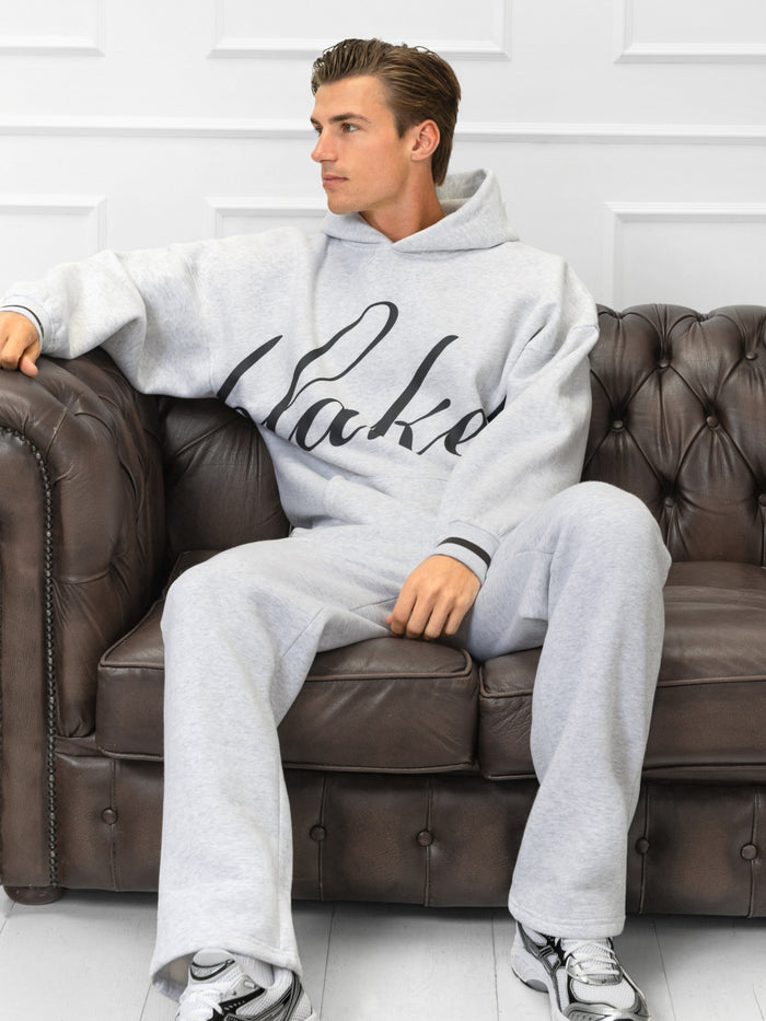 Blakely Straight Leg Sweatpants - Marl White
