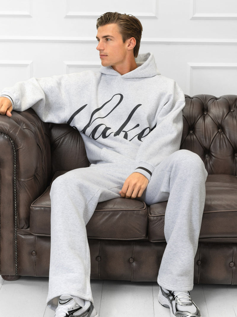Blakely Straight Leg Sweatpants - Marl White