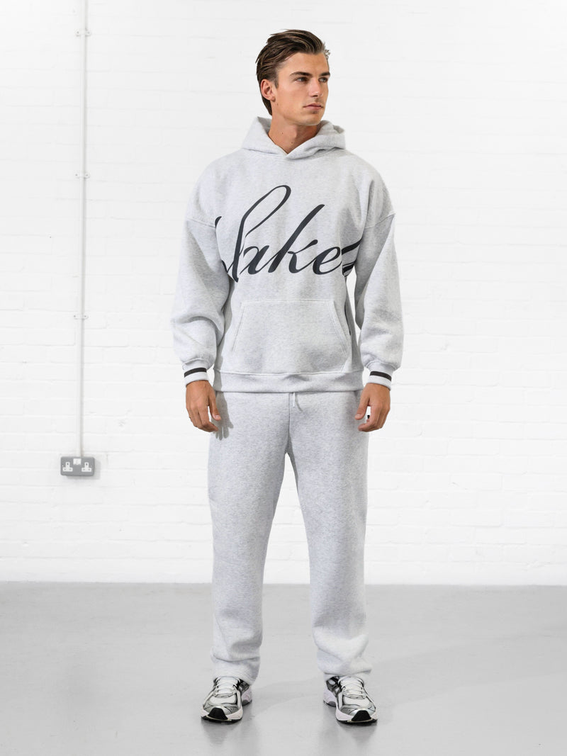 Blakely Straight Leg Sweatpants - Marl White