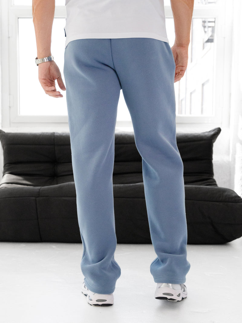 Blakely Straight Leg Sweatpants - Mid Blue