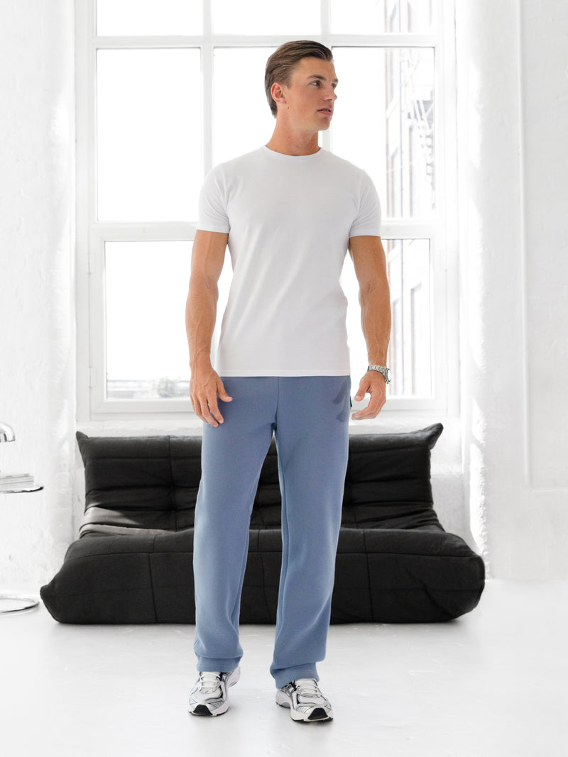 Blakely Straight Leg Sweatpants - Mid Blue