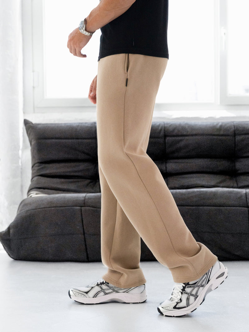 Blakely Straight Leg Sweatpants - Tan