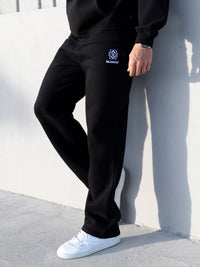 Mateo Wide Leg Sweatpants - Black