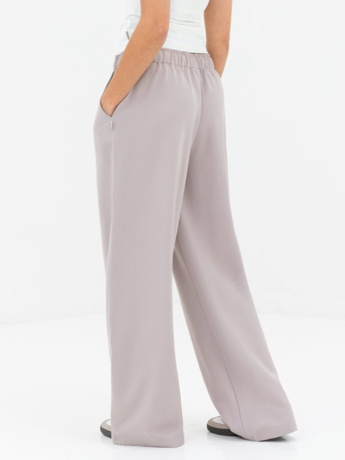 Eden Elasticated Trousers - Pebble