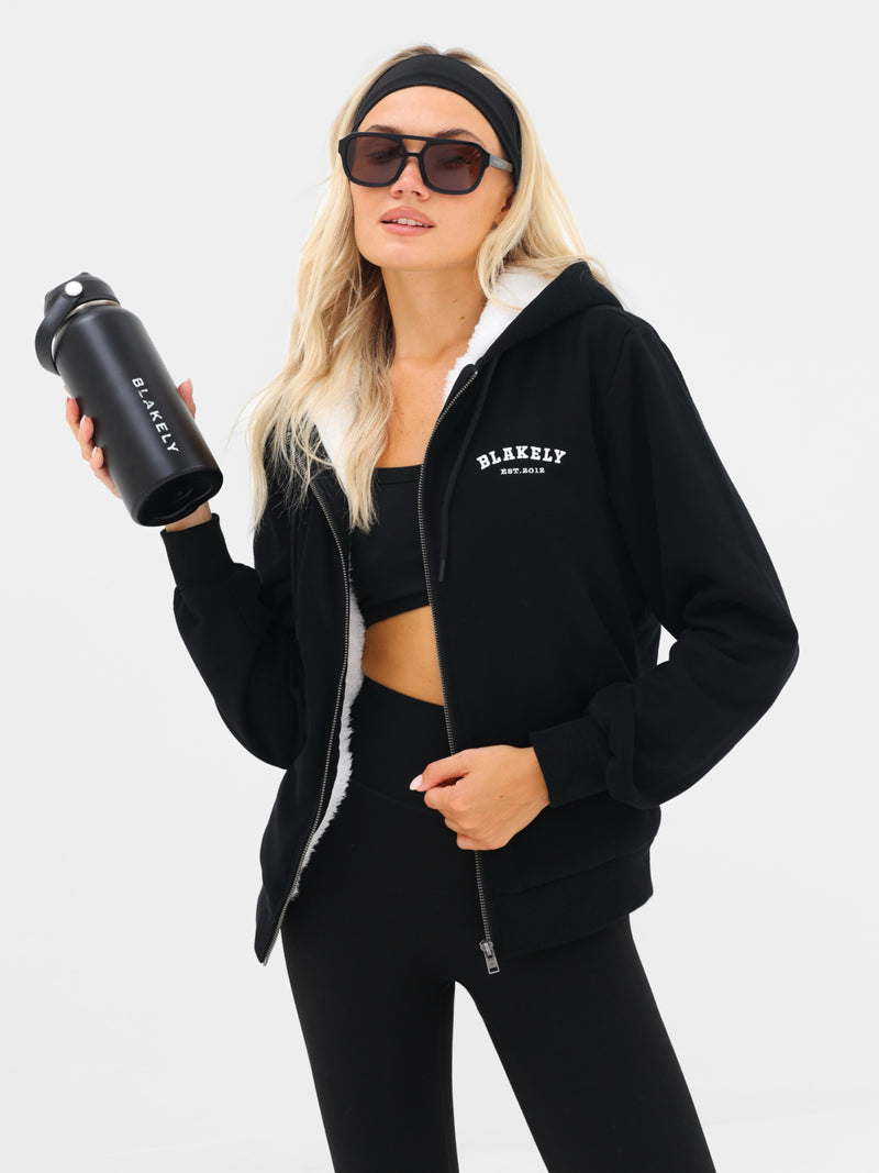 Heritage Full Zip Hoodie - Black