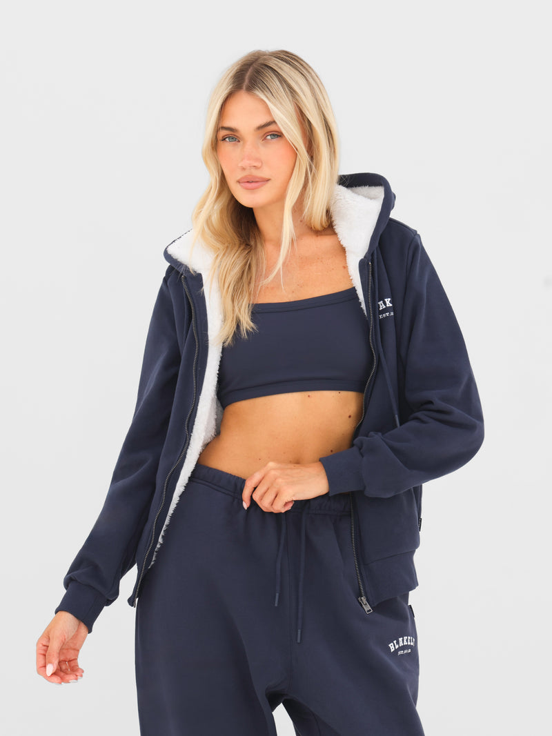 Heritage Full Zip Hoodie - True Navy