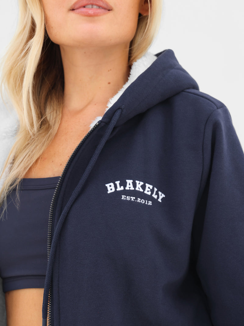 Heritage Full Zip Hoodie - True Navy