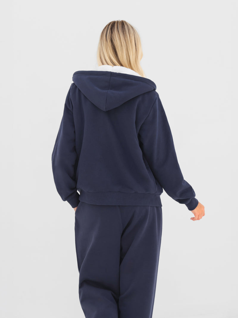 Heritage Full Zip Hoodie - True Navy