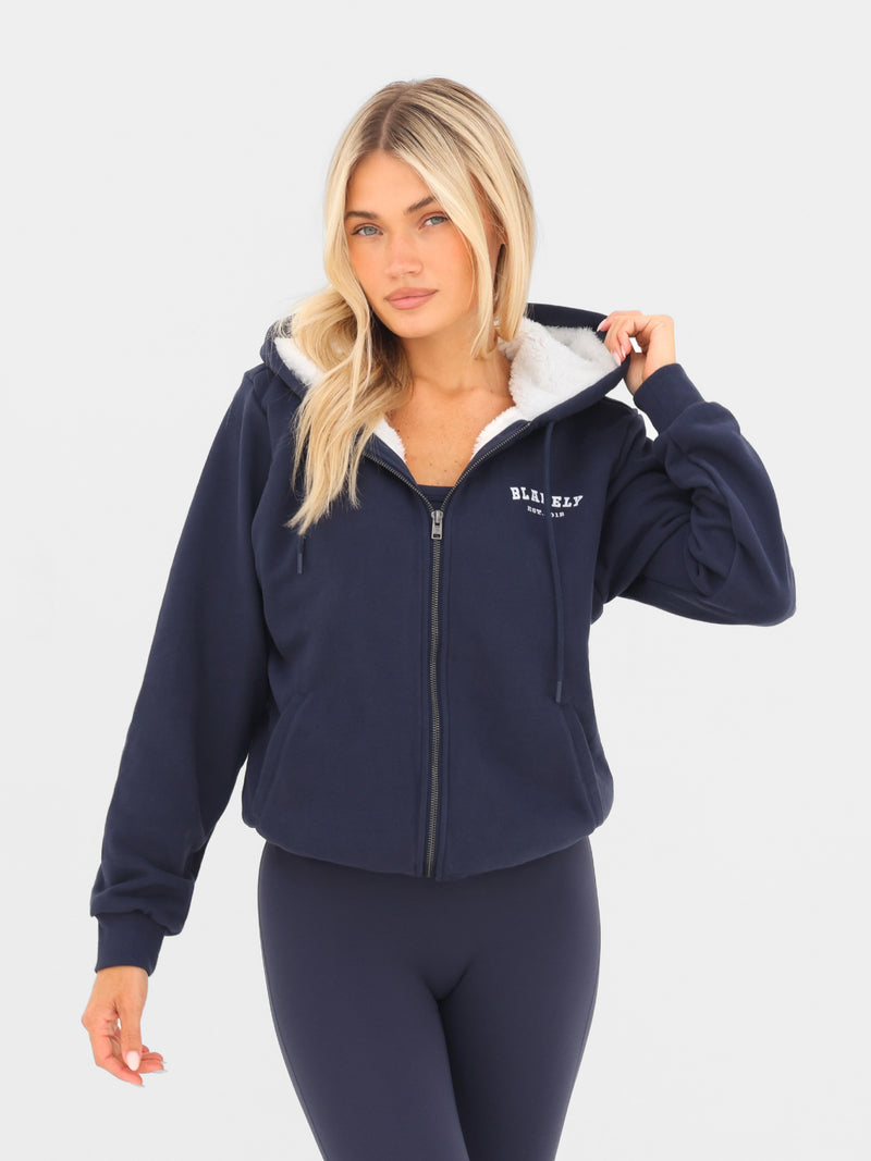 Heritage Full Zip Hoodie - True Navy