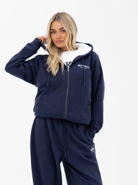 Heritage Full Zip Hoodie - True Navy