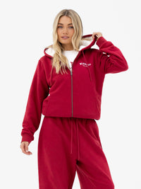 Heritage Full Zip Hoodie - Red