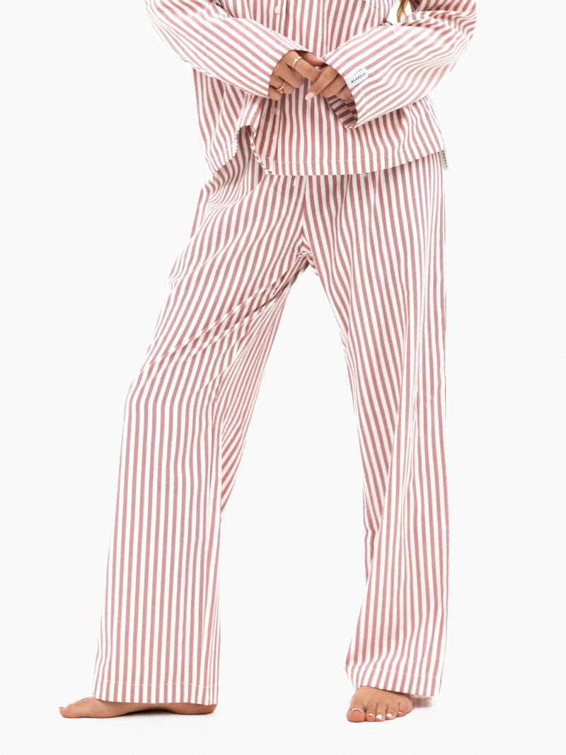 Suki Stripe Trousers - Red Stripe