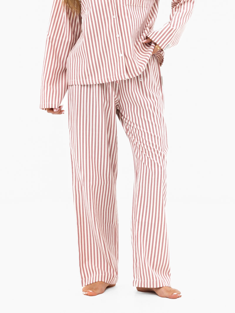 Suki Stripe Trousers - Red Stripe