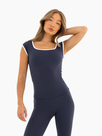 Ines Active Top - True Navy