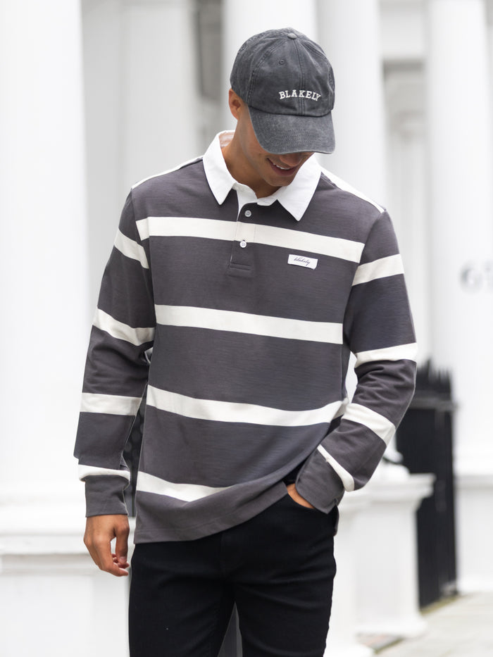 Archie Rugby Shirt - Charcoal