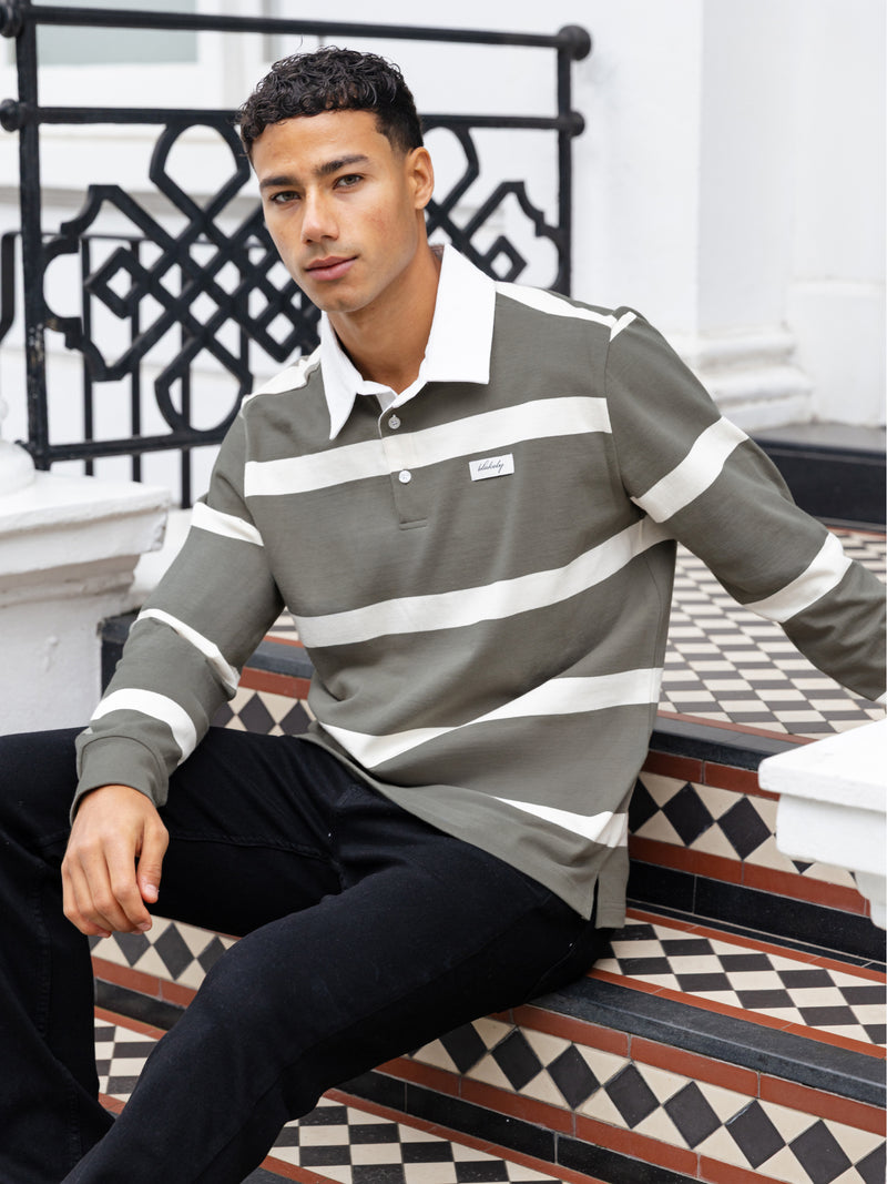 Archie Rugby Shirt - Safari Green