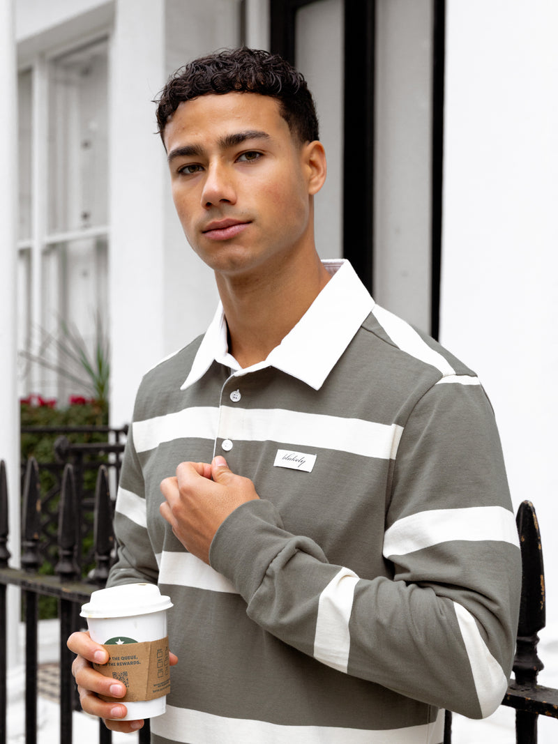 Archie Rugby Shirt - Safari Green